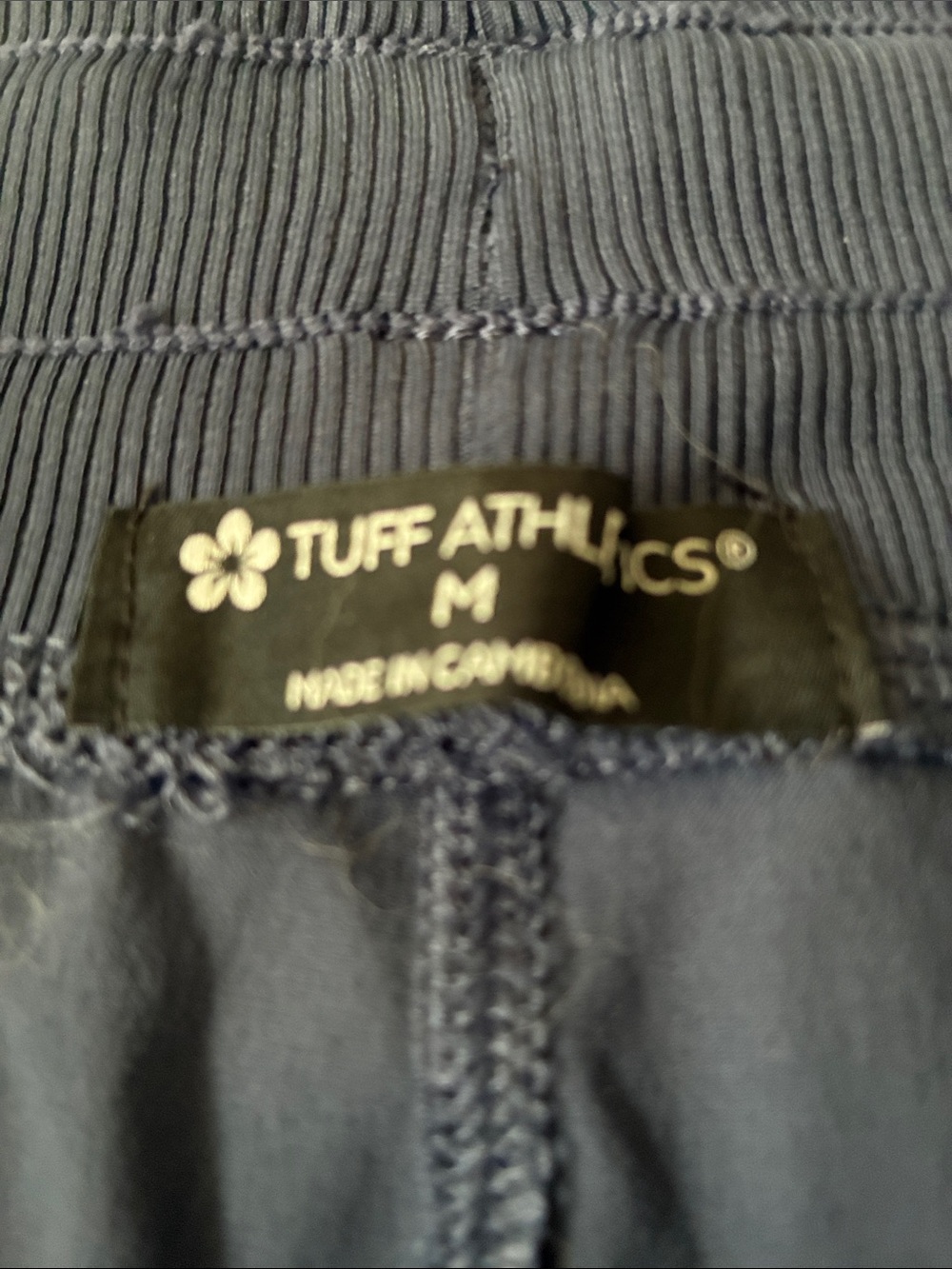 Tuff Athletics Slate Blue woman’s shorts. Size Medium. - Picture 2 of 4